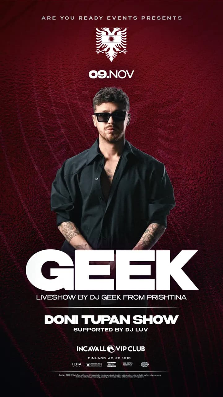 Flyer: Geek · Liveshow