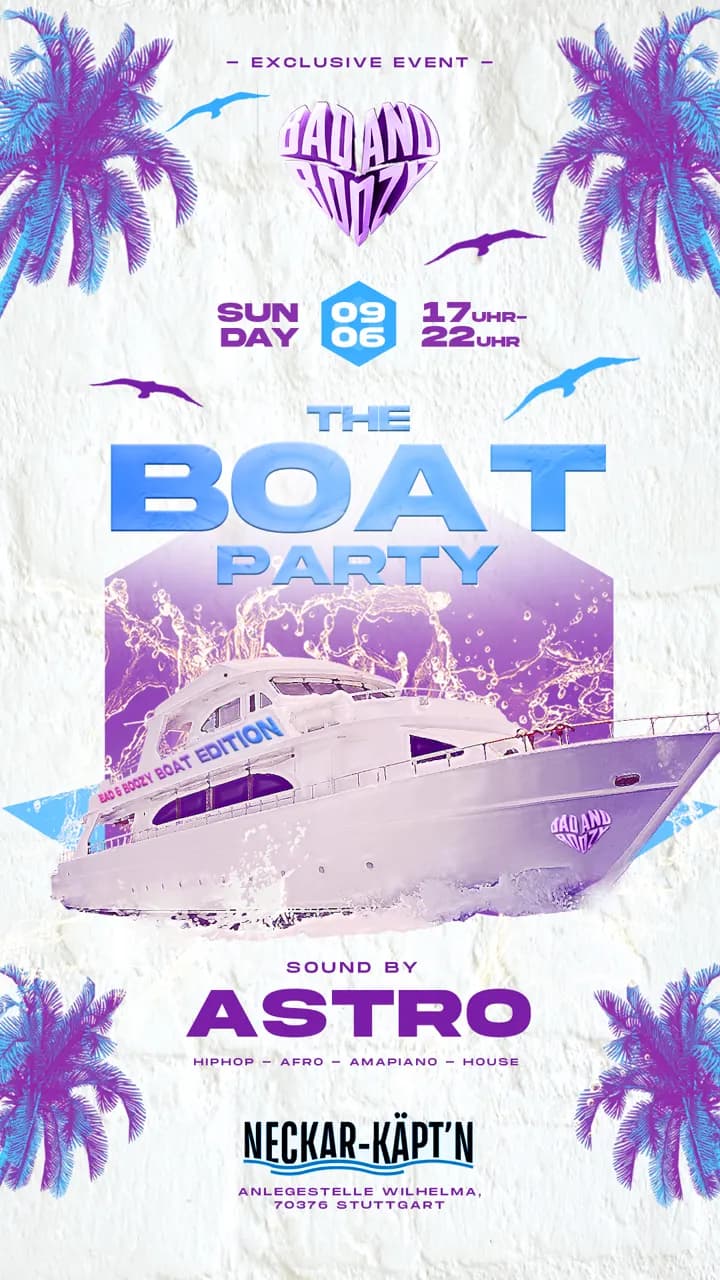 Flyer: The Boat Party