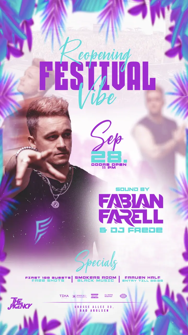 Flyer: Vibe · Reopening Festival