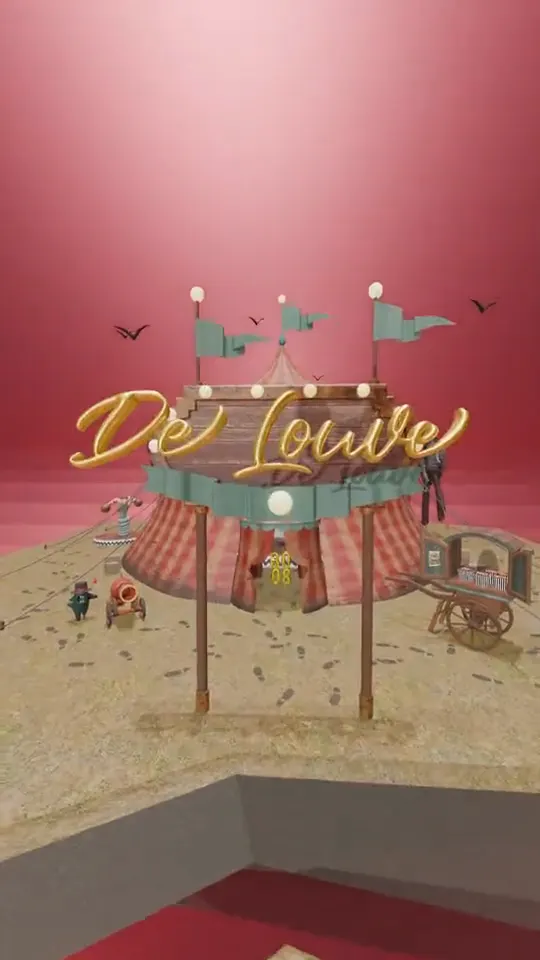 Animierter Flyer: La Louve · Zirkus-Teaser